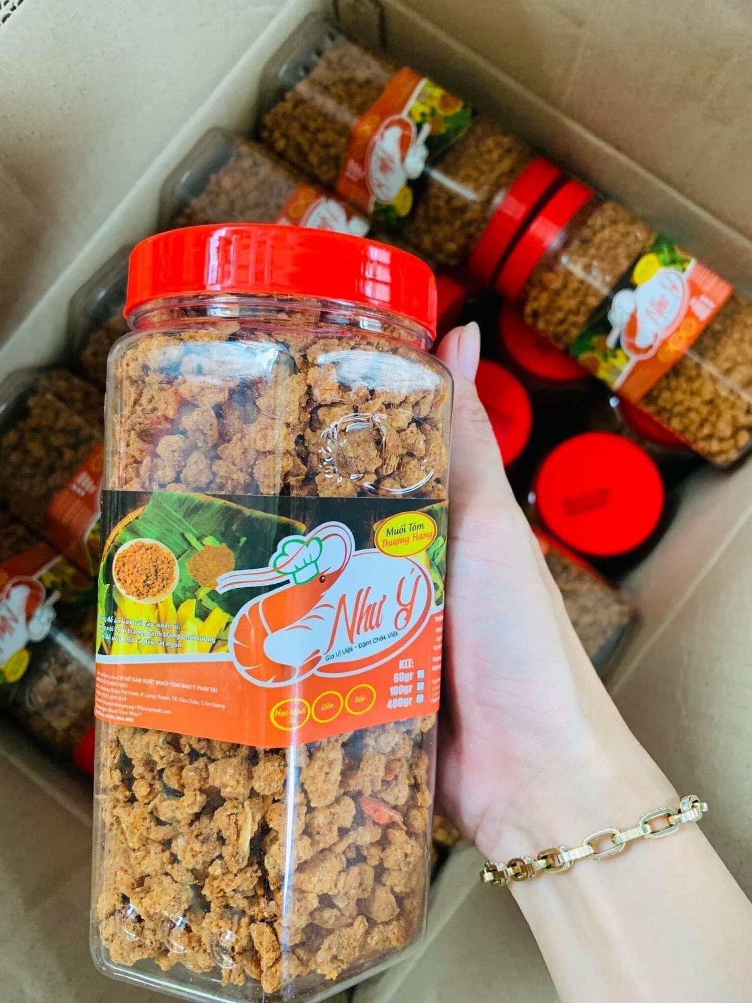 Muối tôm như Ý muối hạt to