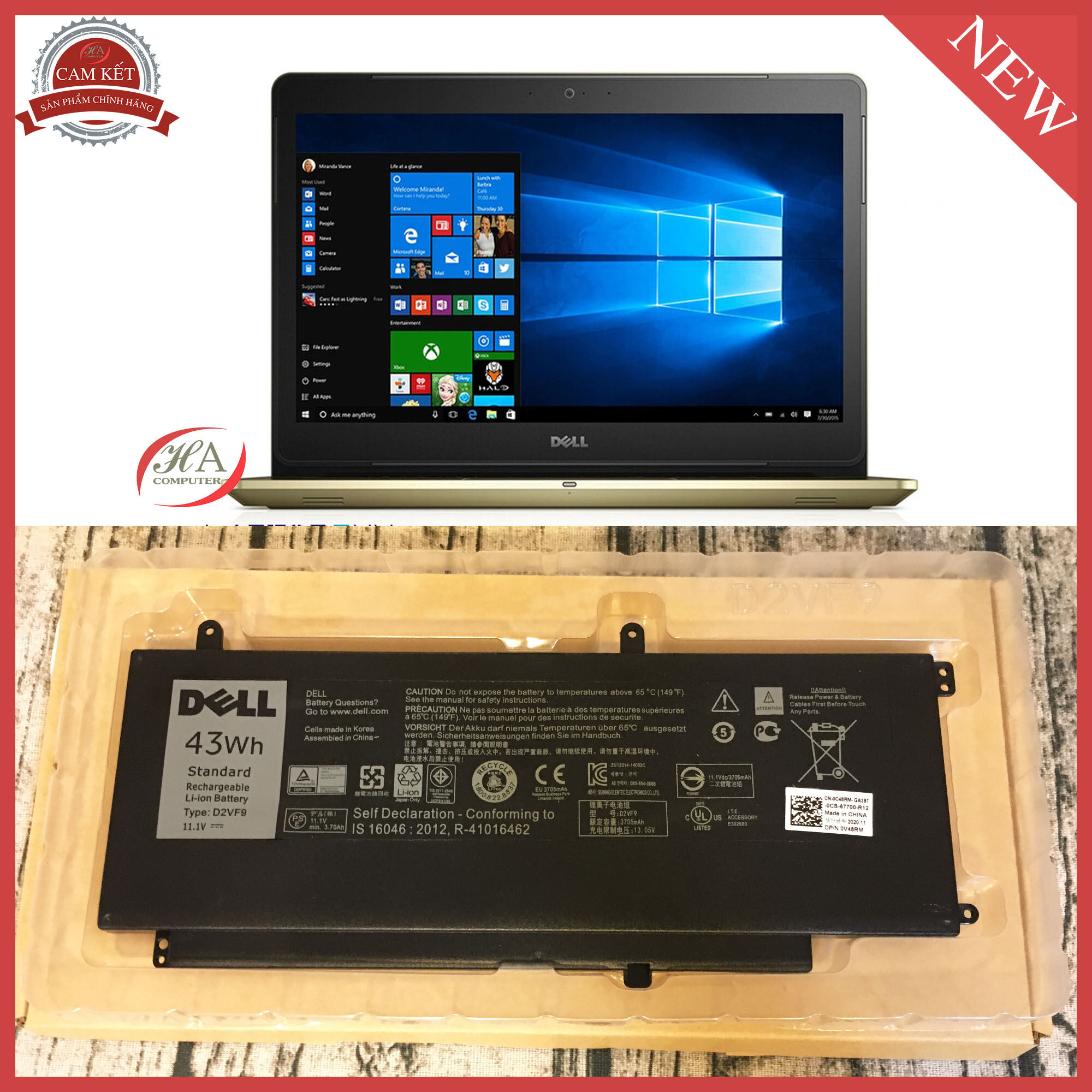 Pin dell vostro 5459