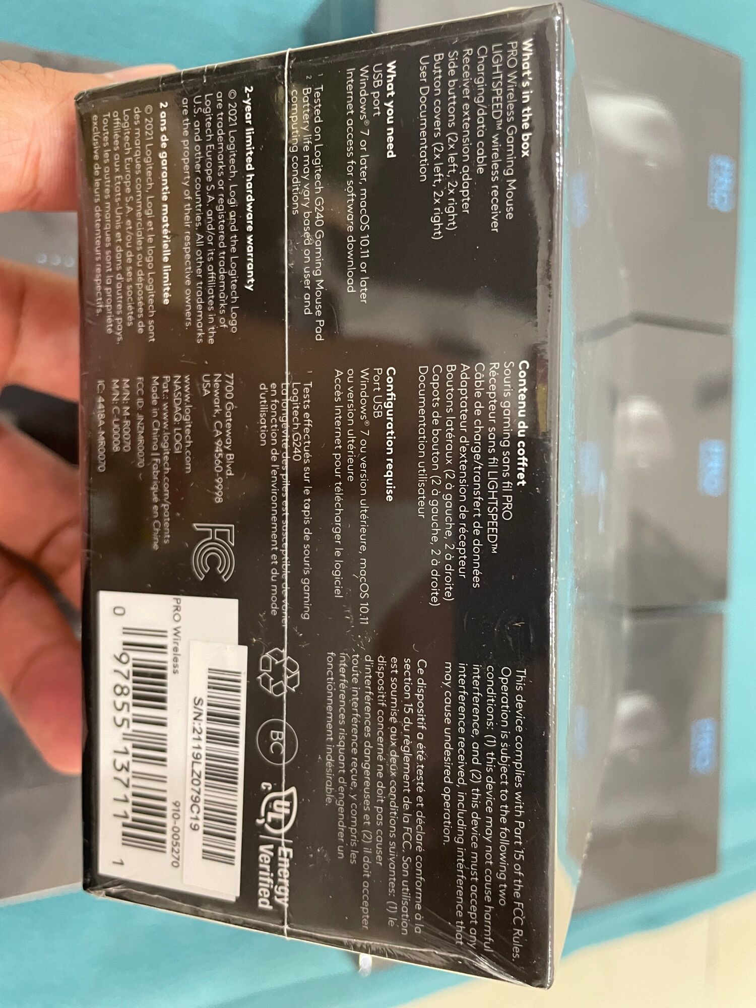 Logitech G Pro Hero Wireless Gaming Mouse (New/Seal) - Bảo hành 12 tháng
