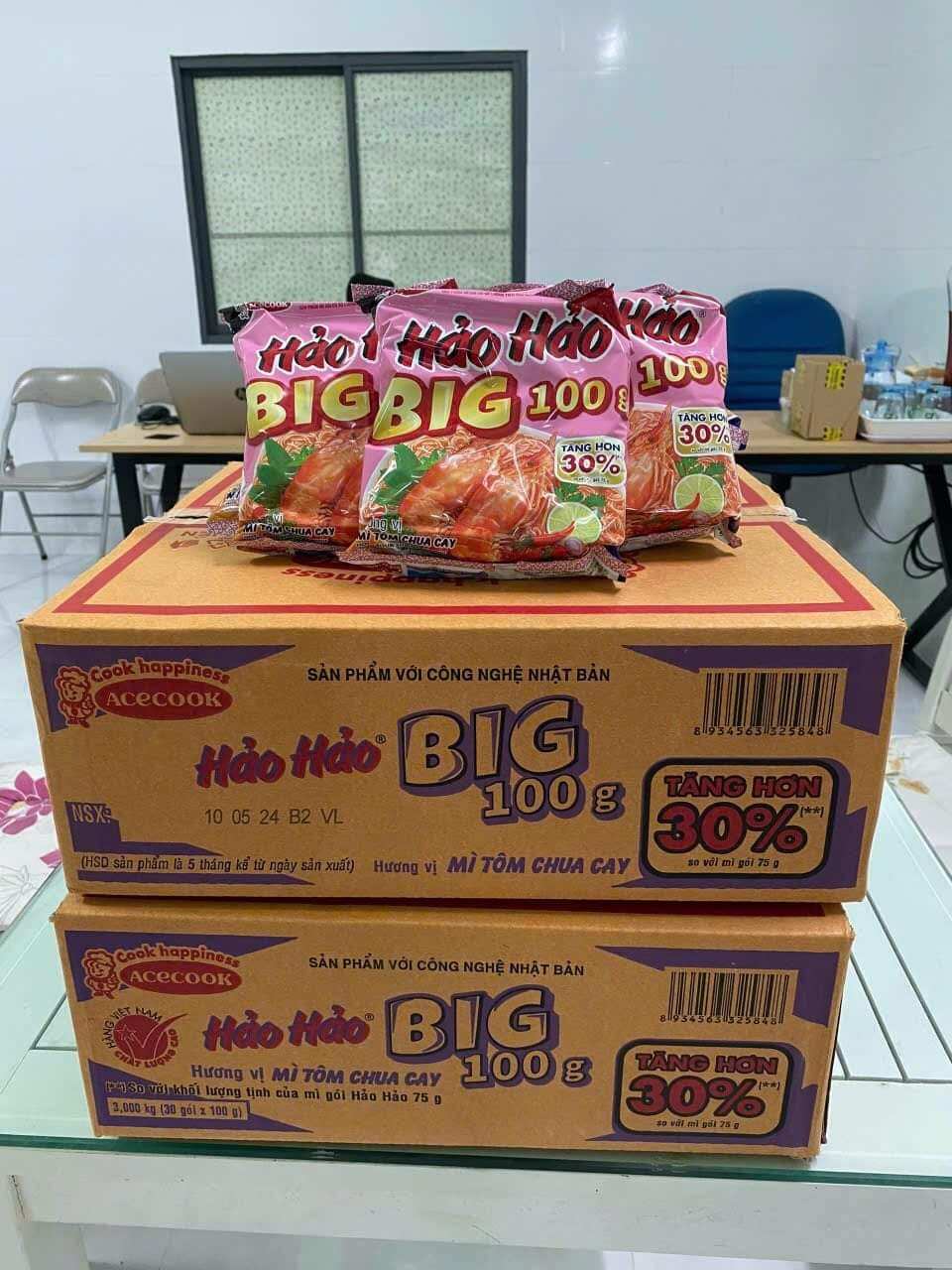 Mì Hảo Hảo BIG 100g( thùng 30 gói)