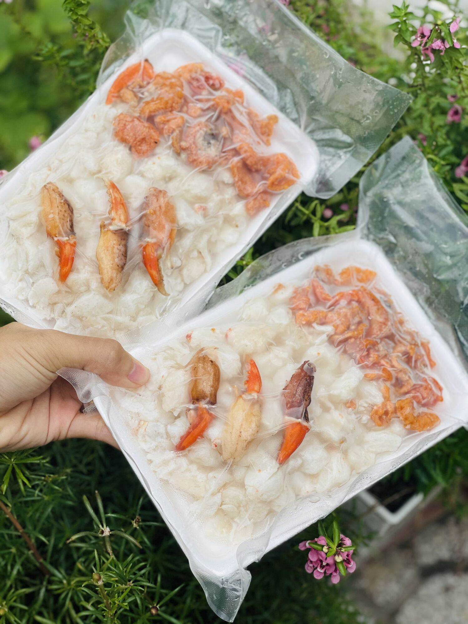 [GIAO NHANH 2H HCM] 1Kg Combo Thịt Cua