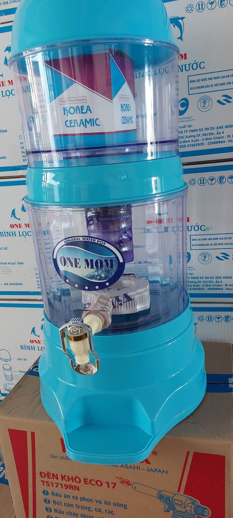 Bình lọc nước tốt màu xanh đẹp