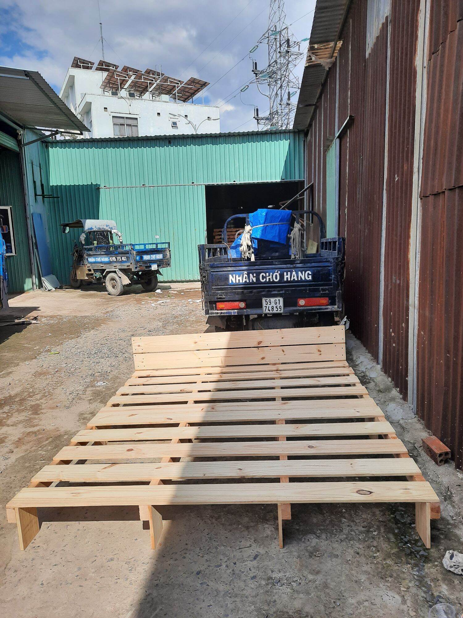 Giường pallet 1m6 x 2m x 10cm