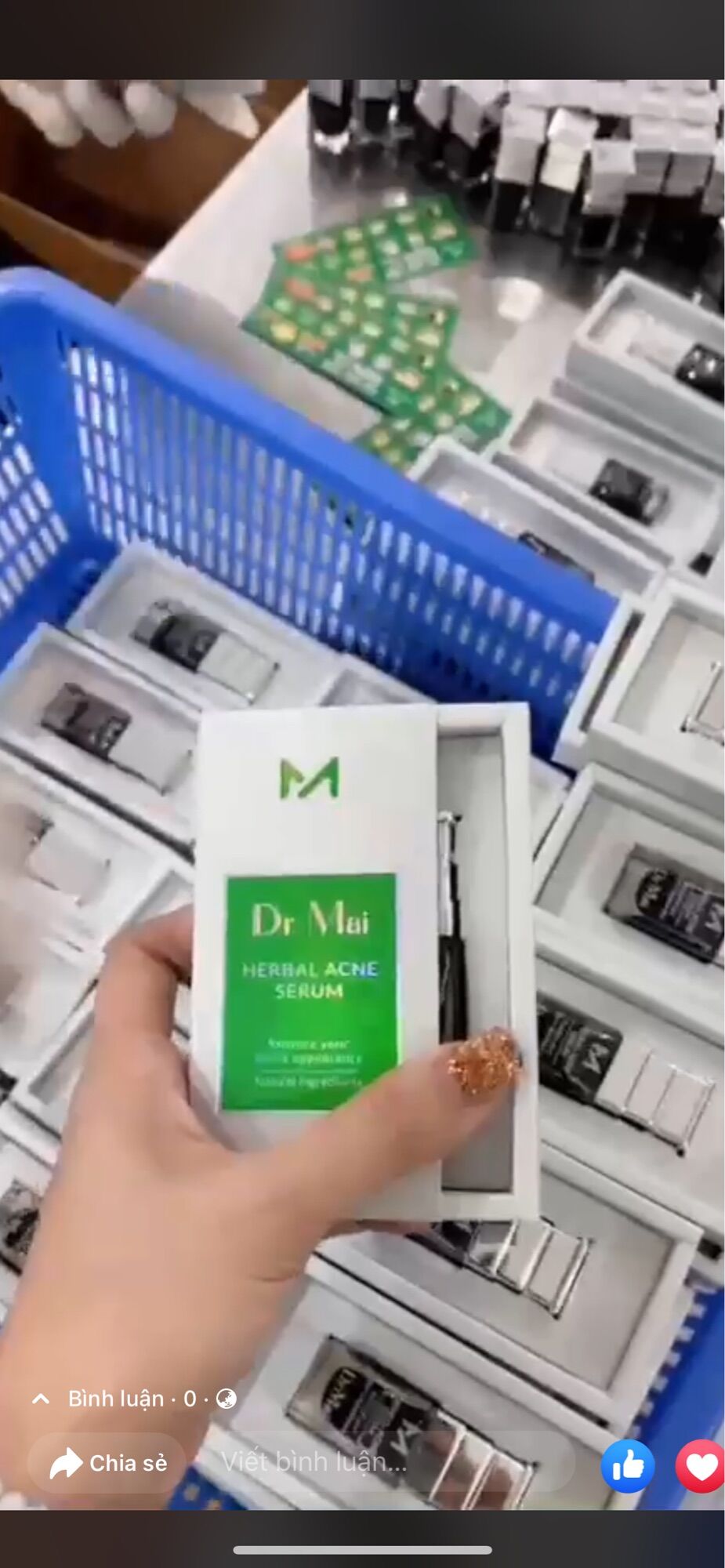 Serum Dr mai Herbal Acne 6ml ( nguyên chất mẫu mới )