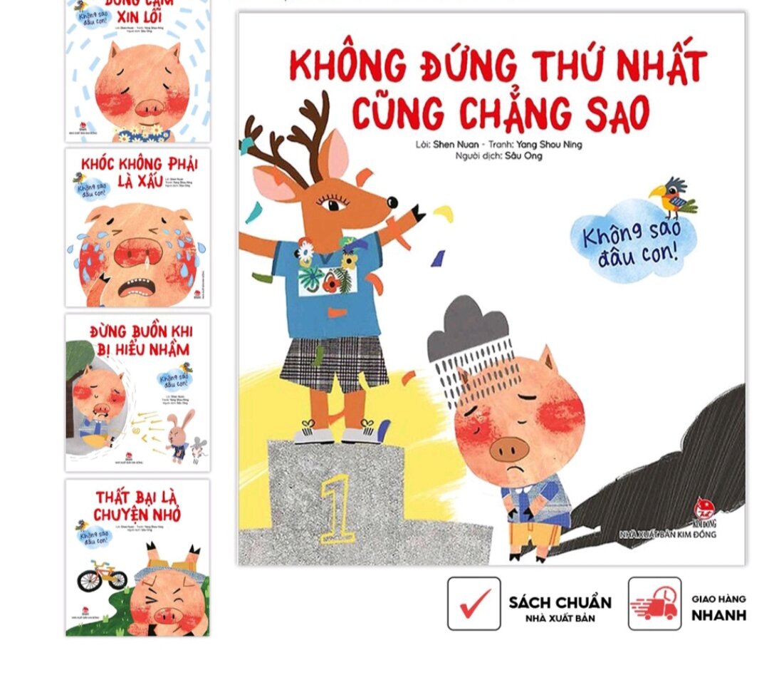 Combo 5 cuốn ehon không sao đâu con