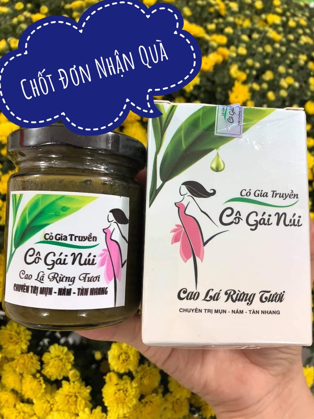 Cỏ trừ mụn nám tàn nhang - cô gái núi