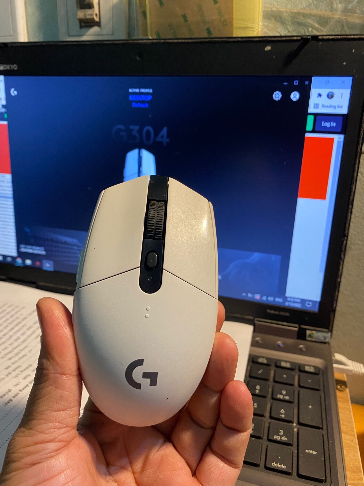 Chuột không dây gaming logitech g304 2nd 95%