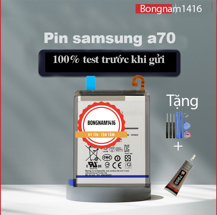 Pin samsung a70 / a705 tặng bộ sửa và keo dán b7000.