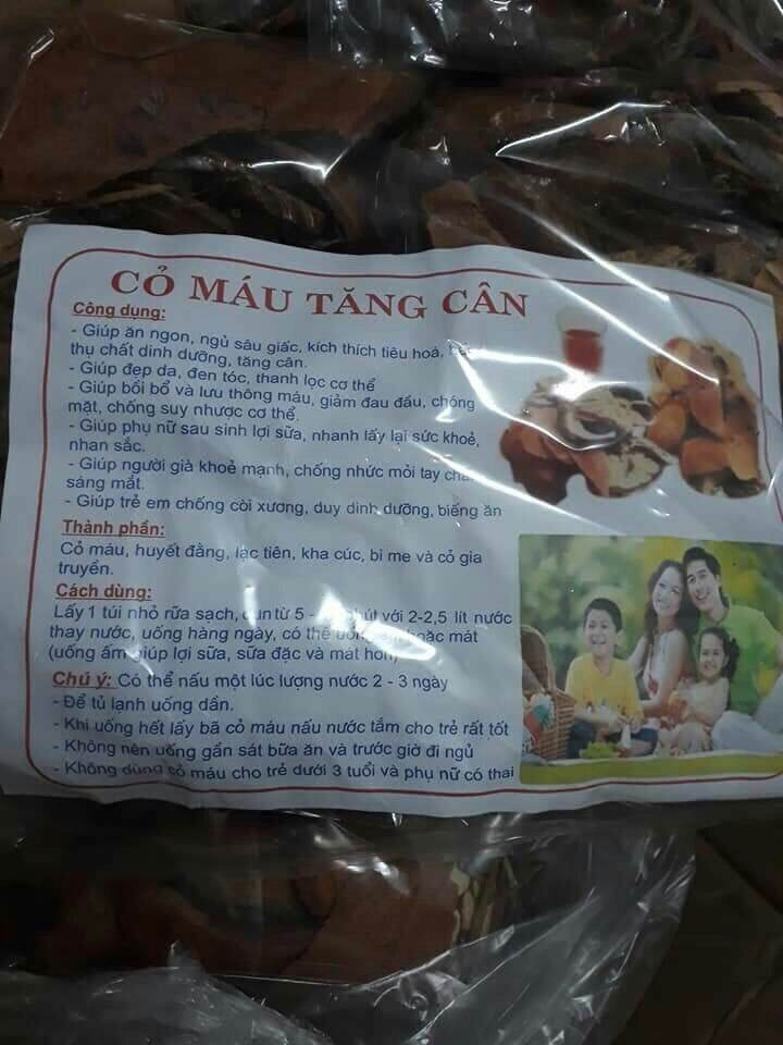 1kg cỏ máu tăng cân