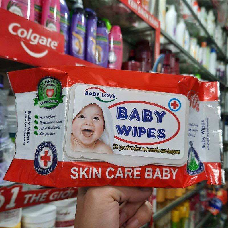 Baby Wipes Wet Tissue 80g - Product for Sensitive Skin