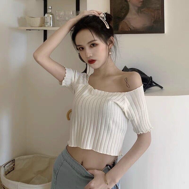 Áo Bẹt Vai Gân Hot