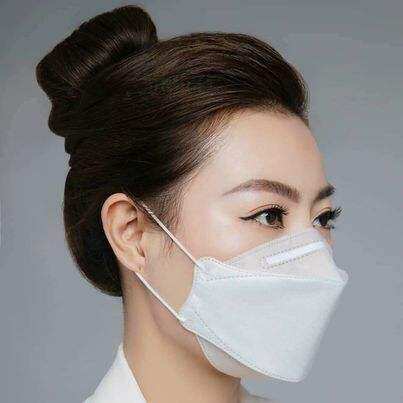 combo 10 bịch/100 cái , khẩu trang y tế 4D Mask KF94 Hoàng Dũng , màu trắng