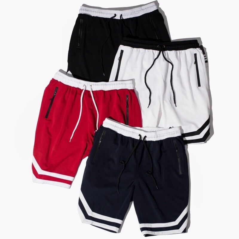 Quần short thun thể thao viền 2 sọc Bigsize < 130kg