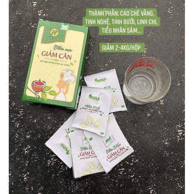 Thảo Mộc Giảm Cân Hera Plus Chính Hãng Giảm Nhanh Hiệu Quả Mới Hộp 30 Viên, Sản Phẩm không phải là Thuốc