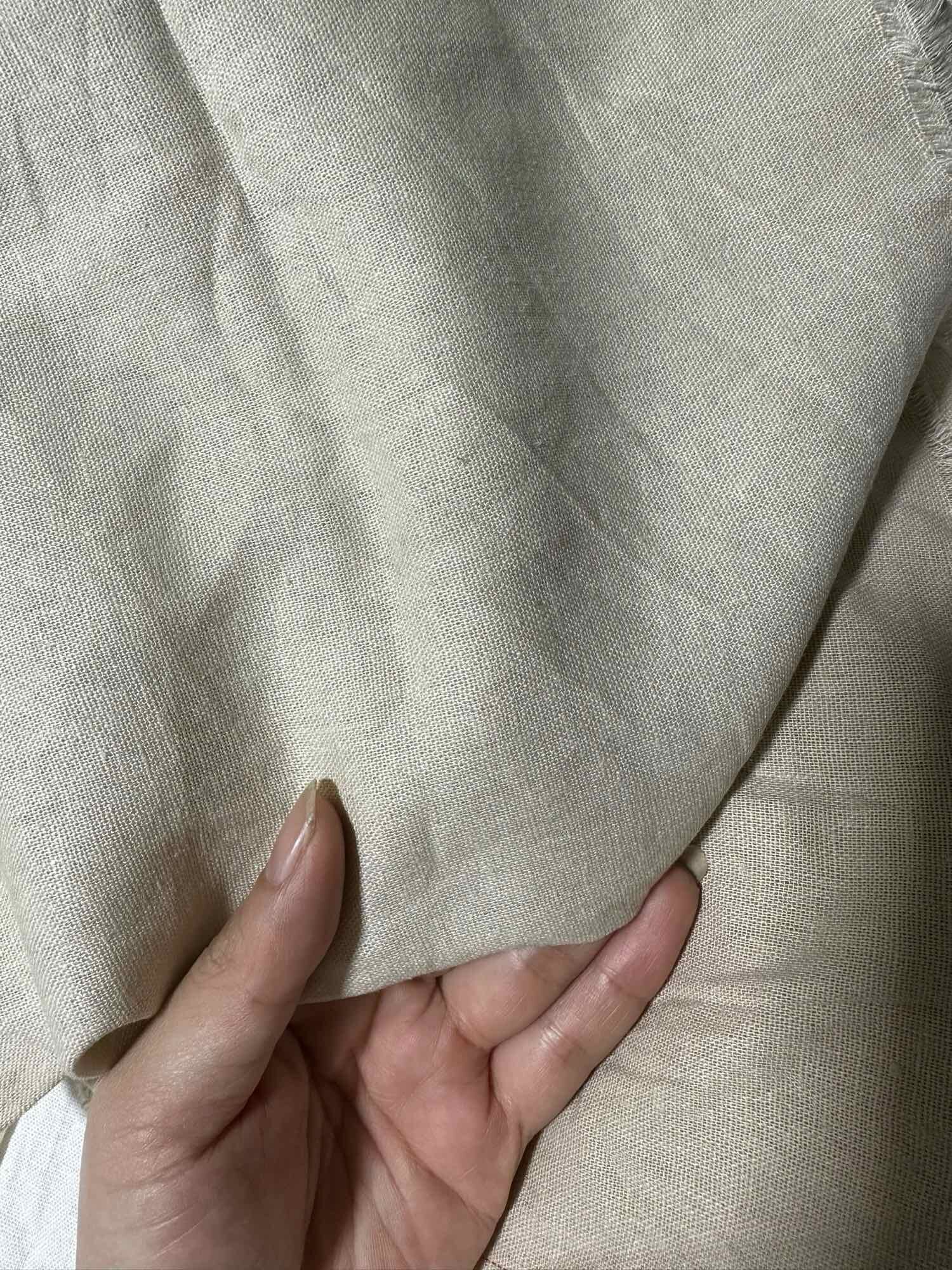 [HCM] Vải Linen Bột siêu mềm rũ may đầm quần ko lót nhé - Khổ vải 1m35