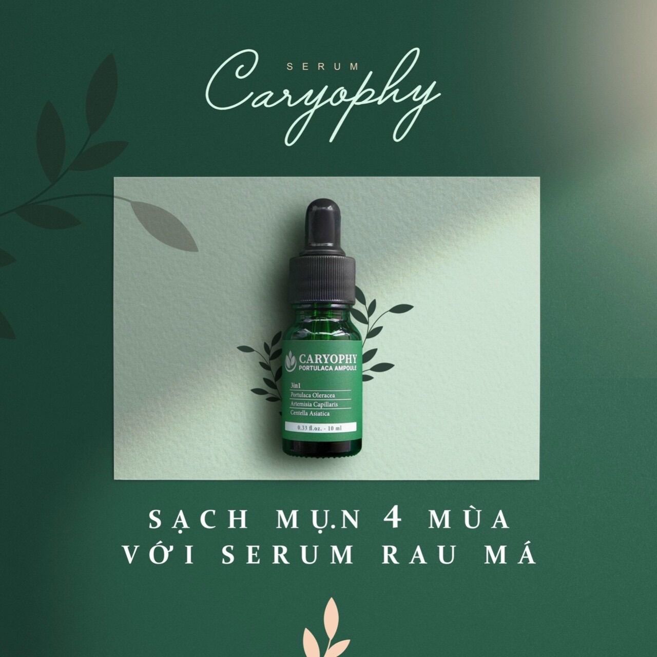 Serum rau má CARYOPHY hết mụn mờ thâm chính hãng