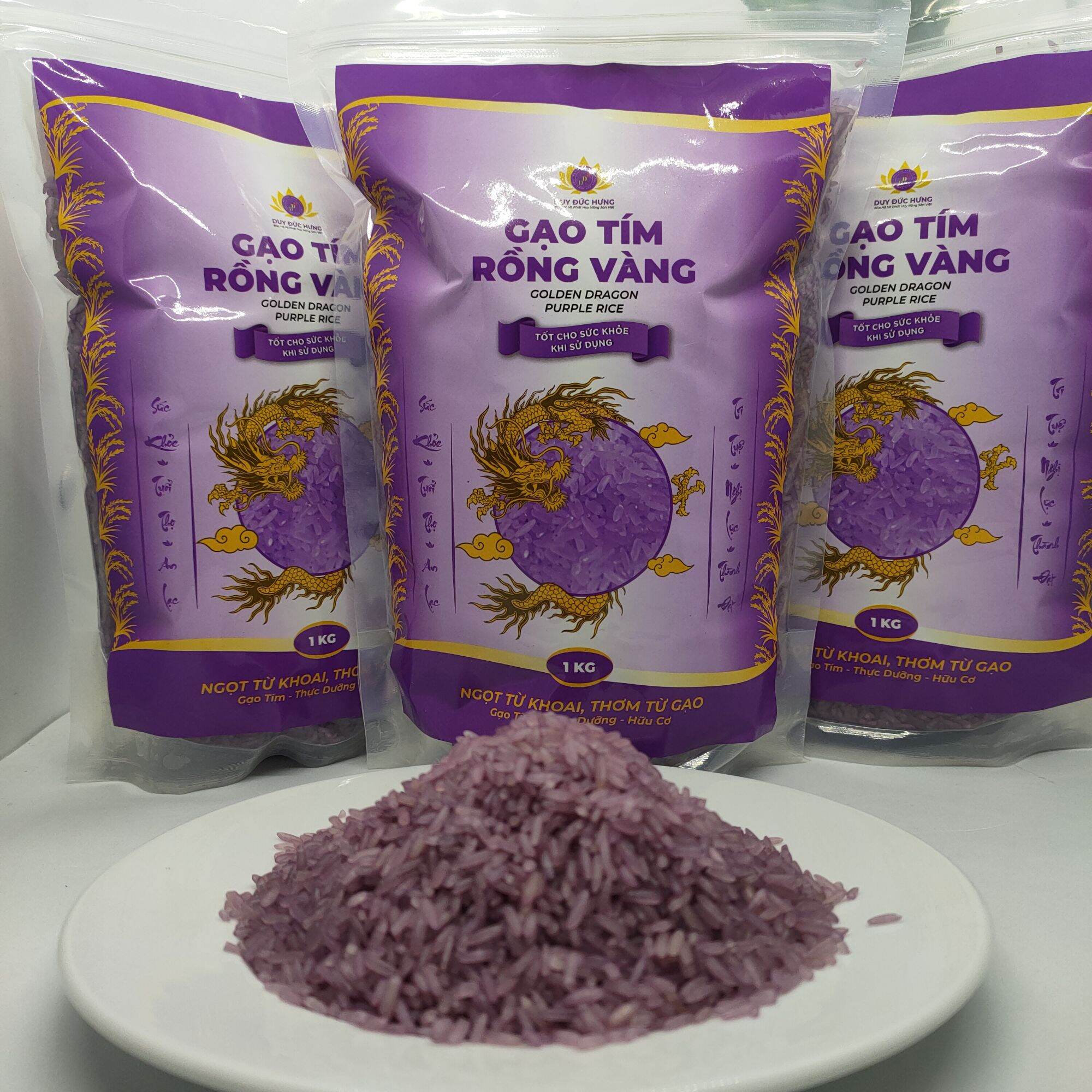 Gạo tím khoai lang 1 kg