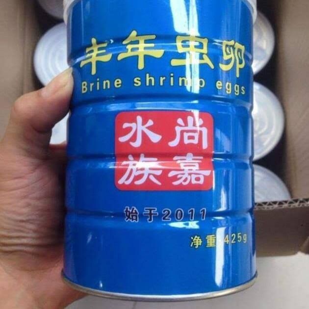 Artemia ấp nở tỉ lệ nở cao lon xanh - chiết lẻ 50 gram