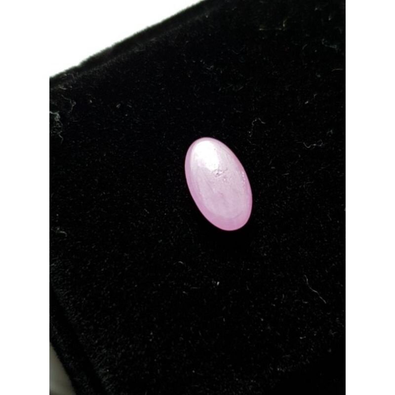 255- ĐÁ RUBY  màu hồng nhạt mặt mịn (THIÊN NHIÊN) không xử lý
