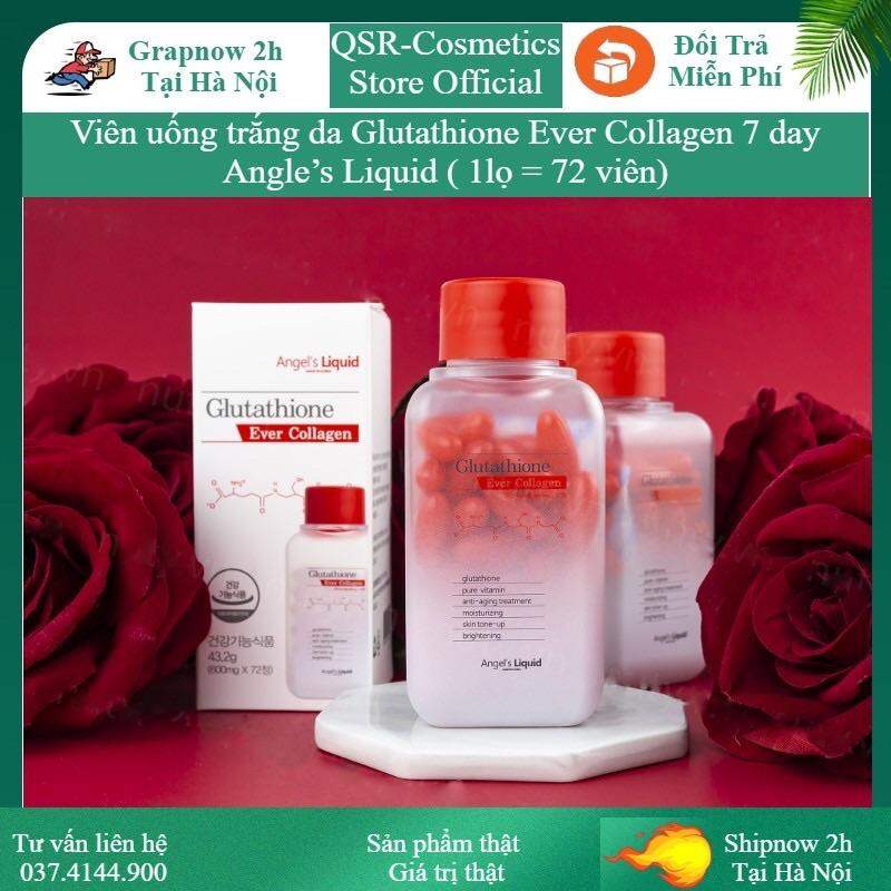 Viên Uống Trắng Da Angle Liquid Glutathione Ever Collagen 7 Day Angle’S Liquid 72V