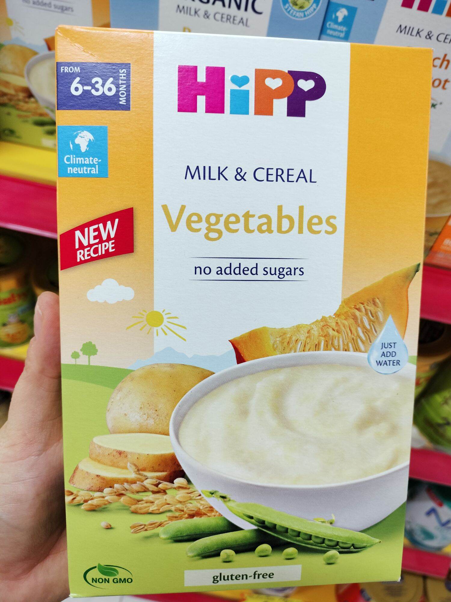 Bột ăn dặm hữu cơ Hipp