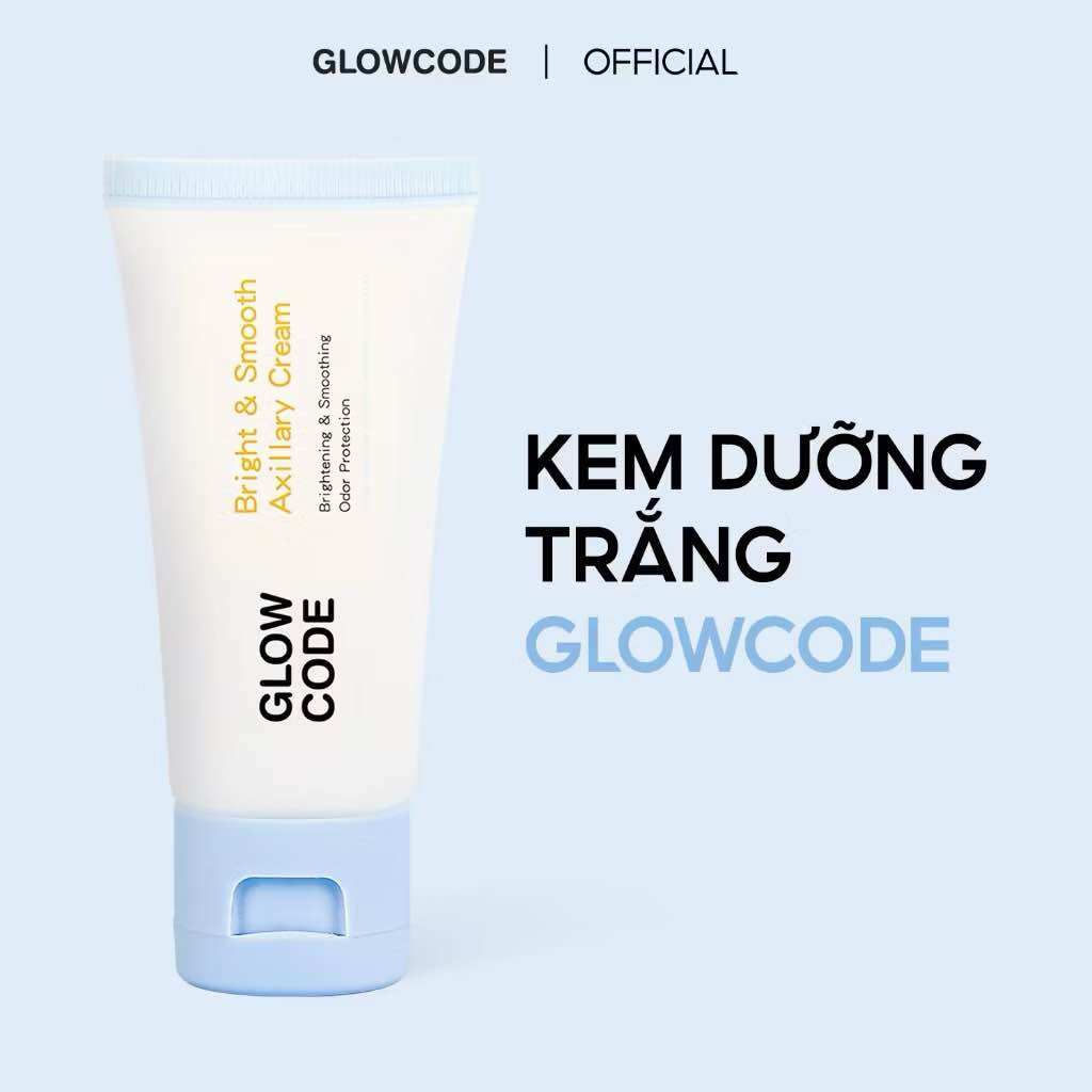 Kem dưỡng trắng da GlowCode với Niacinamide và chiết xuất dâu tằm hỗ trợ da sáng mịn, cải thiện tình trạng thâm