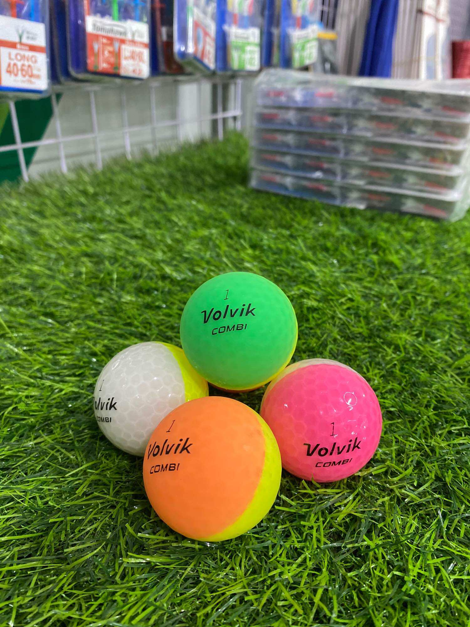 Bóng golf Volvik 2 màu độ mới 95% (10quả)