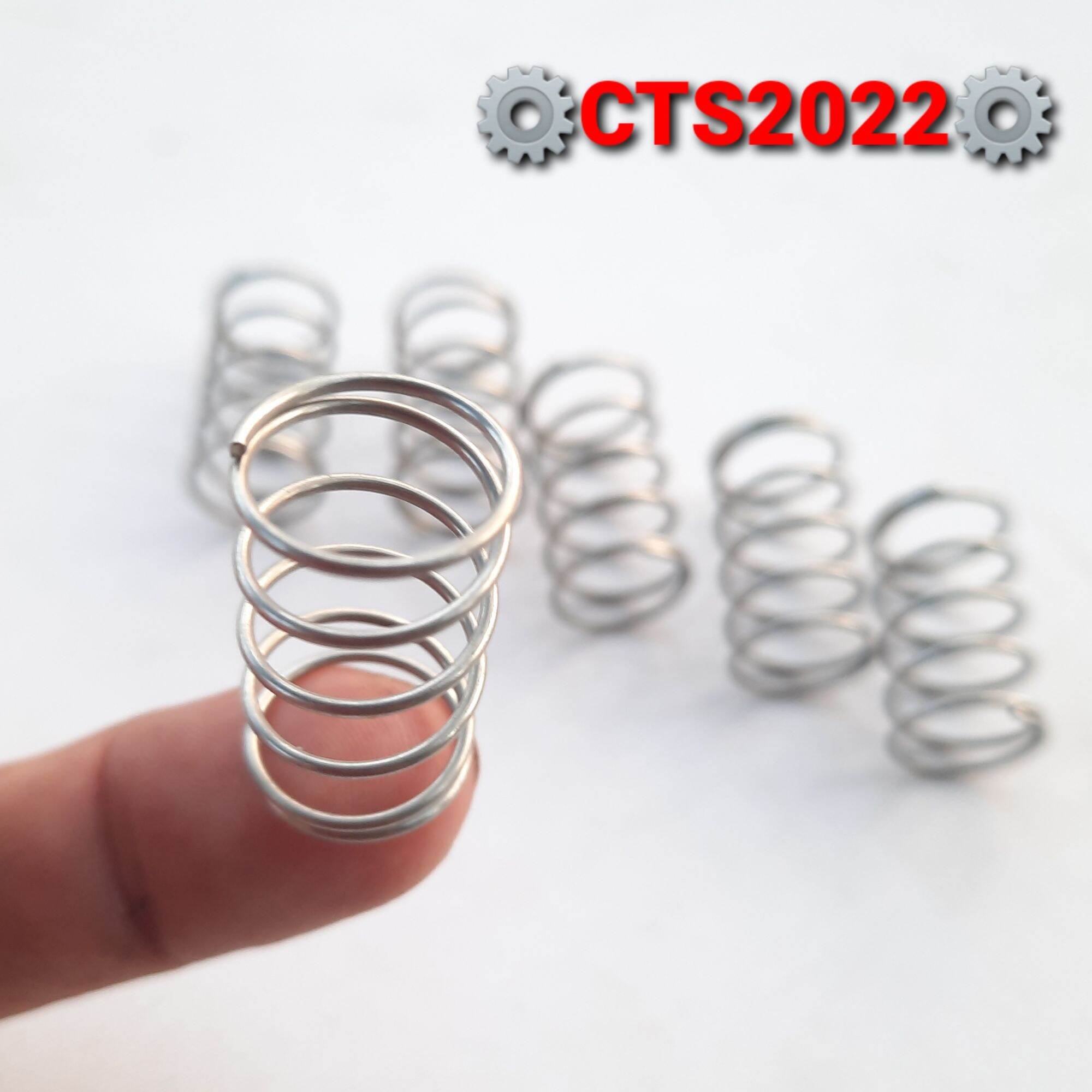 Lò xo nén inox304 phi 14x25mm sợi 1mm