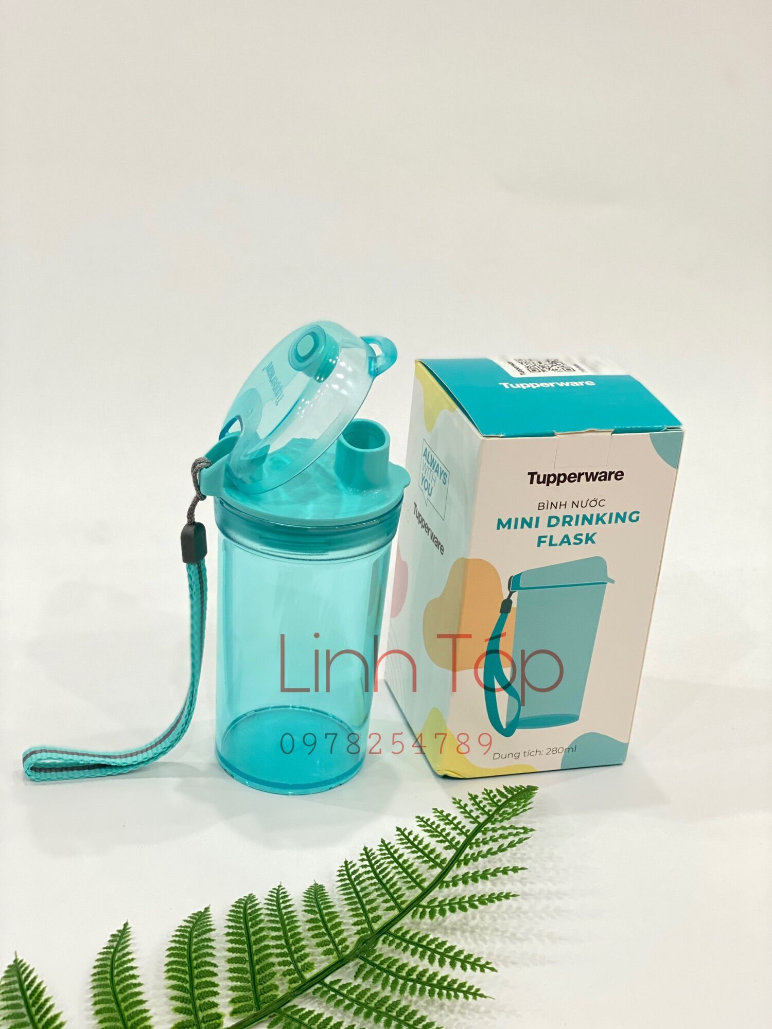 BÌNH NƯỚC Mini Drinking Flask 280ML TUPPERWARE CHÍNH HÃNG