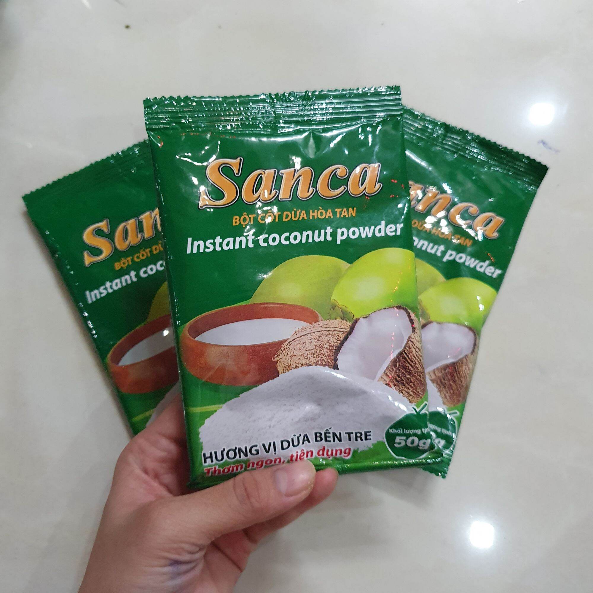 [HCM]1 gói  bộ cốt dừa sanca 50g
