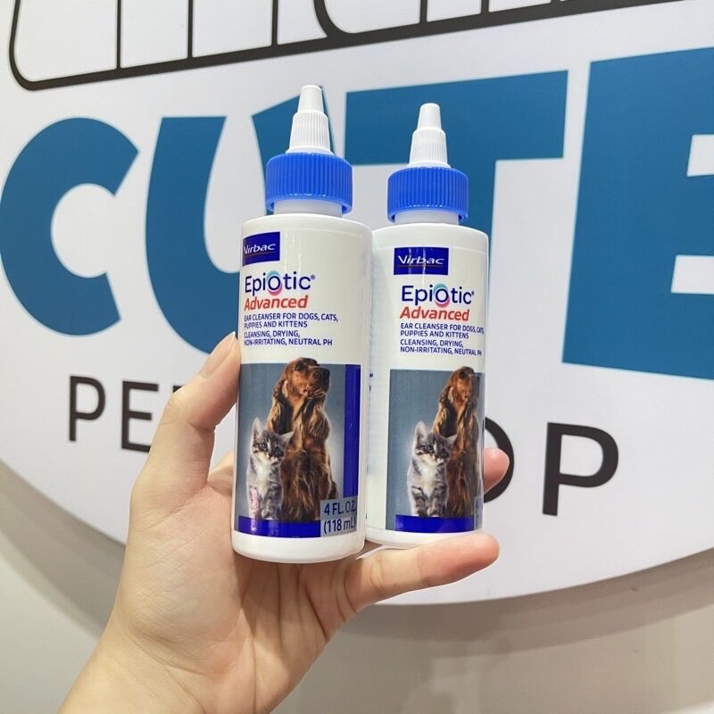 Nước rửa tai Virbac Epiotic dành cho chó mèo