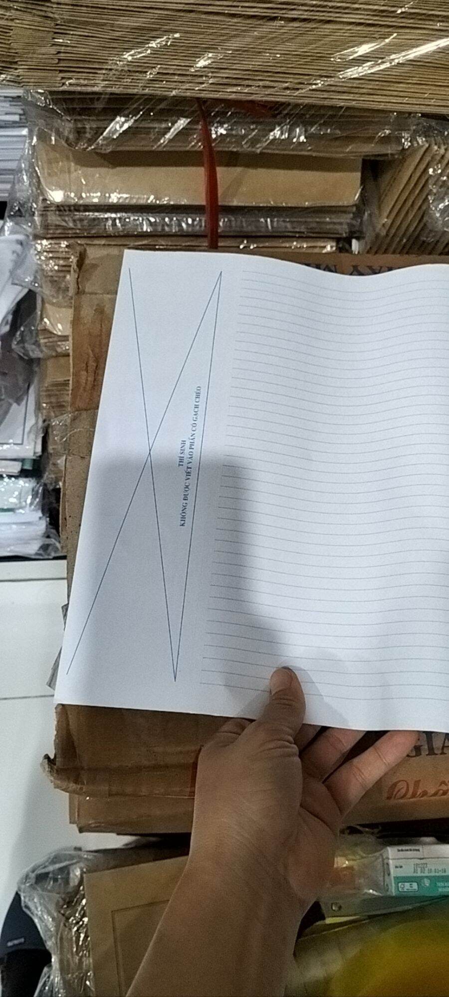 GIẤY THI A3 (1000 tờ), giấy trắng dl70gsm