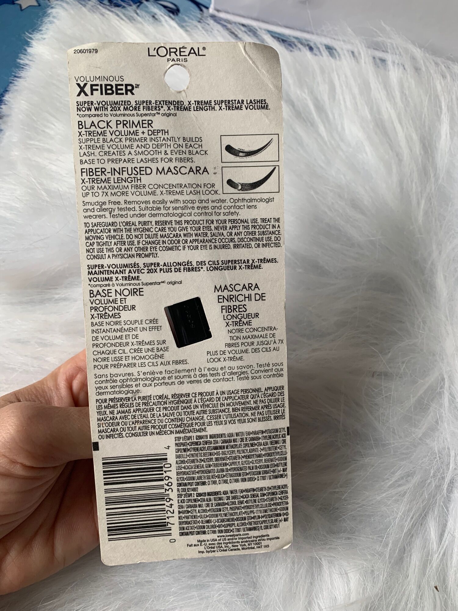 Mascara L'oreal Voluminous Xfiber (màu 216-black)
