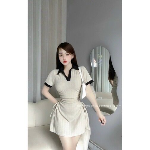 Đầm body cổ trụ DBCV66