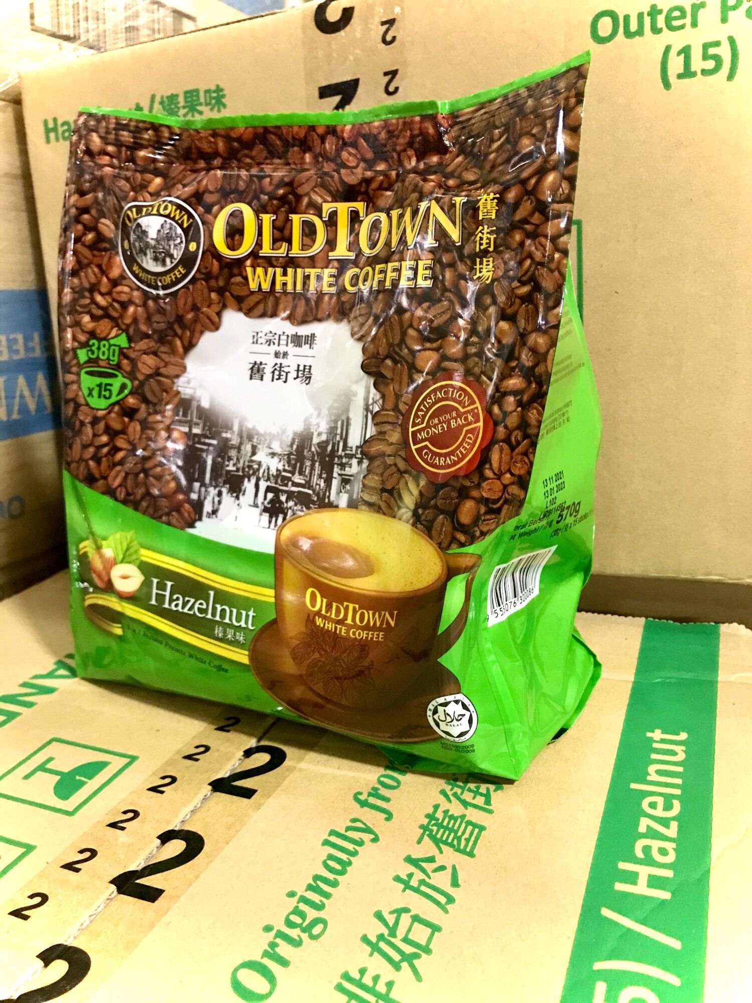 Cà Phê OLDTOWN Hazelnut Malayisa (Hạt Dẻ)
