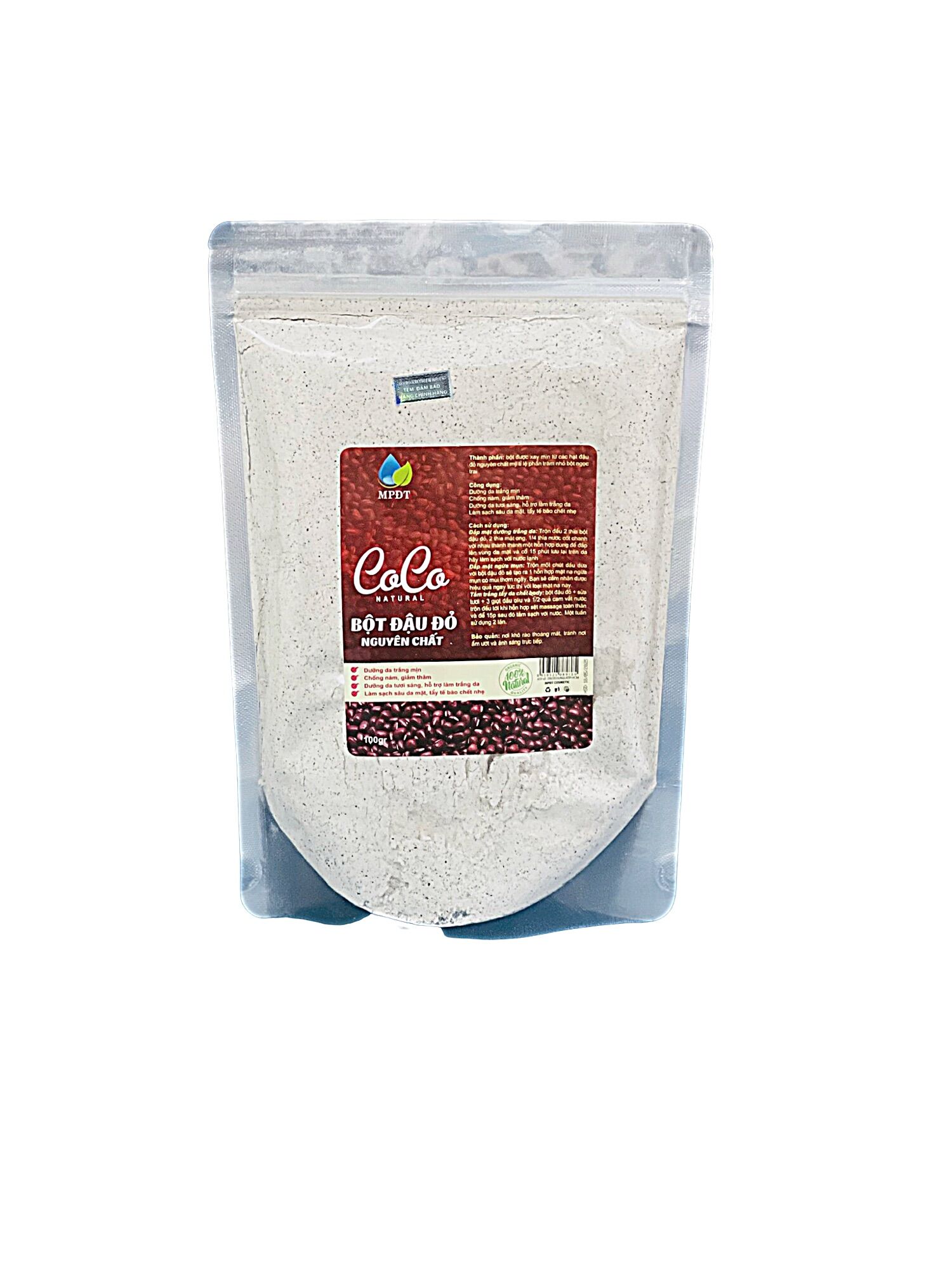 [HCM]500gr bột đậu đỏ nguyên chất làm đẹp da dưỡng trắng giảm thâmlàm da đều màu