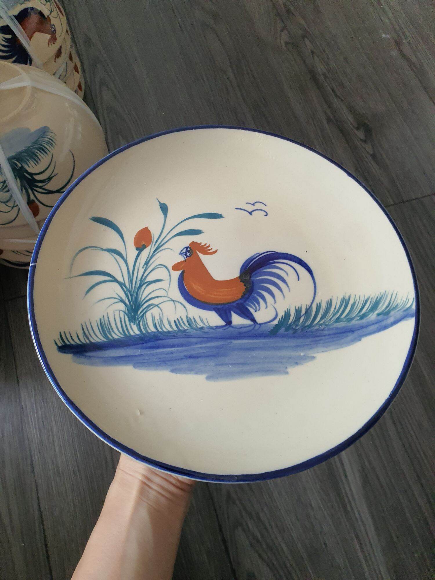 Dĩa sứ con gà cao cấp