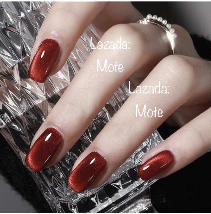 Nailbox TAY Mắt Mèo kim cương Đỏ