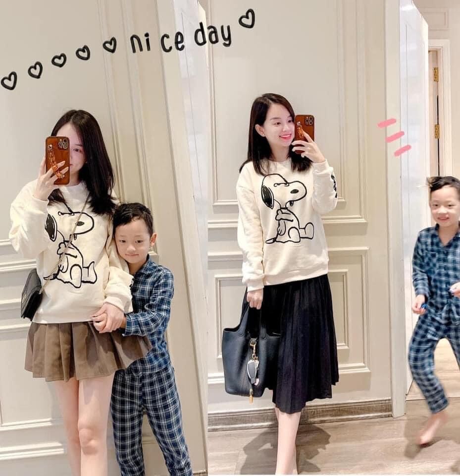 Áo nỉ bông cún snoopy