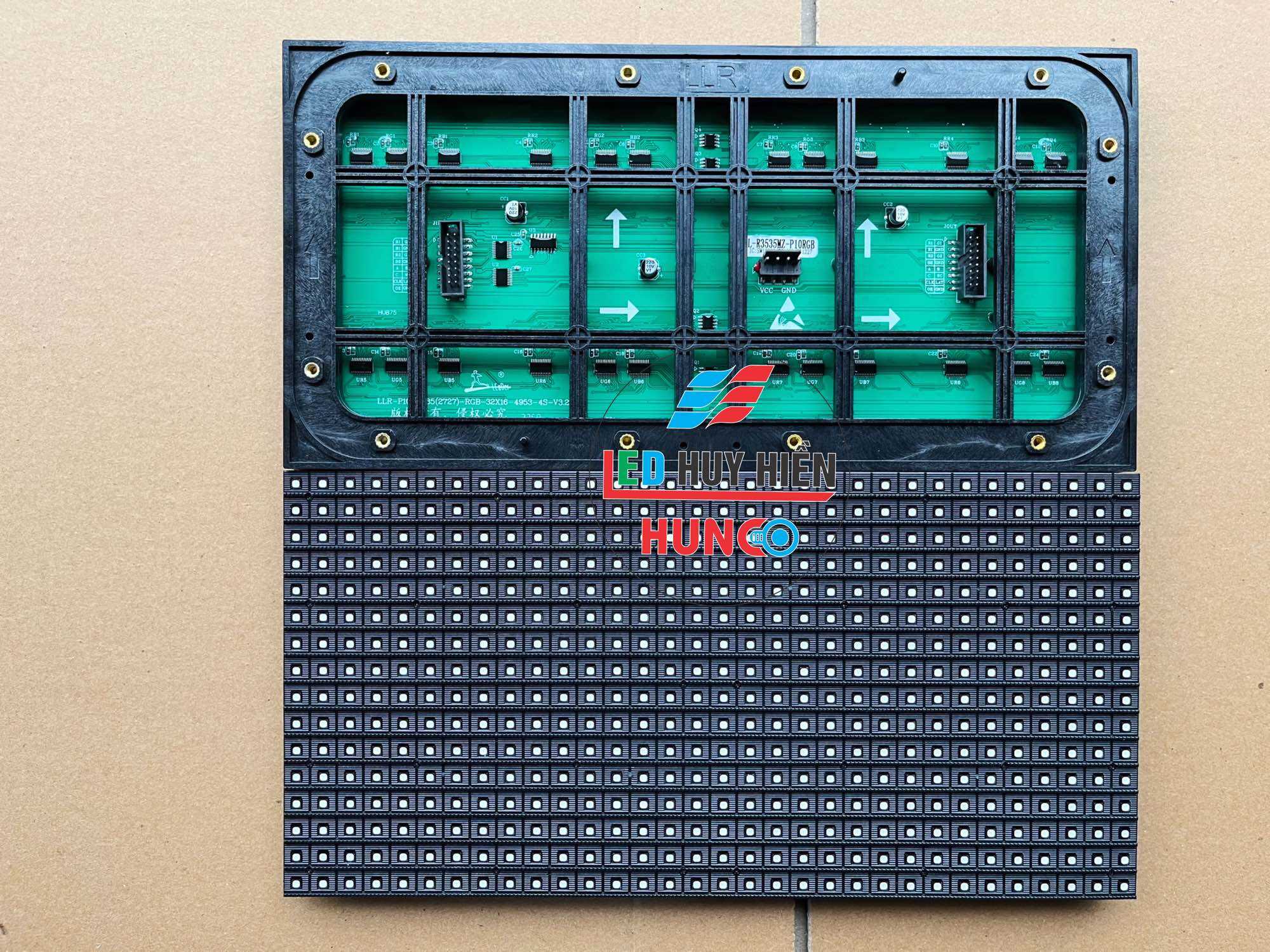 Module Led P10 LLR phun màu ngoài trời  (Led P10 fullcolor outdoor)  Đủ phụ kiện