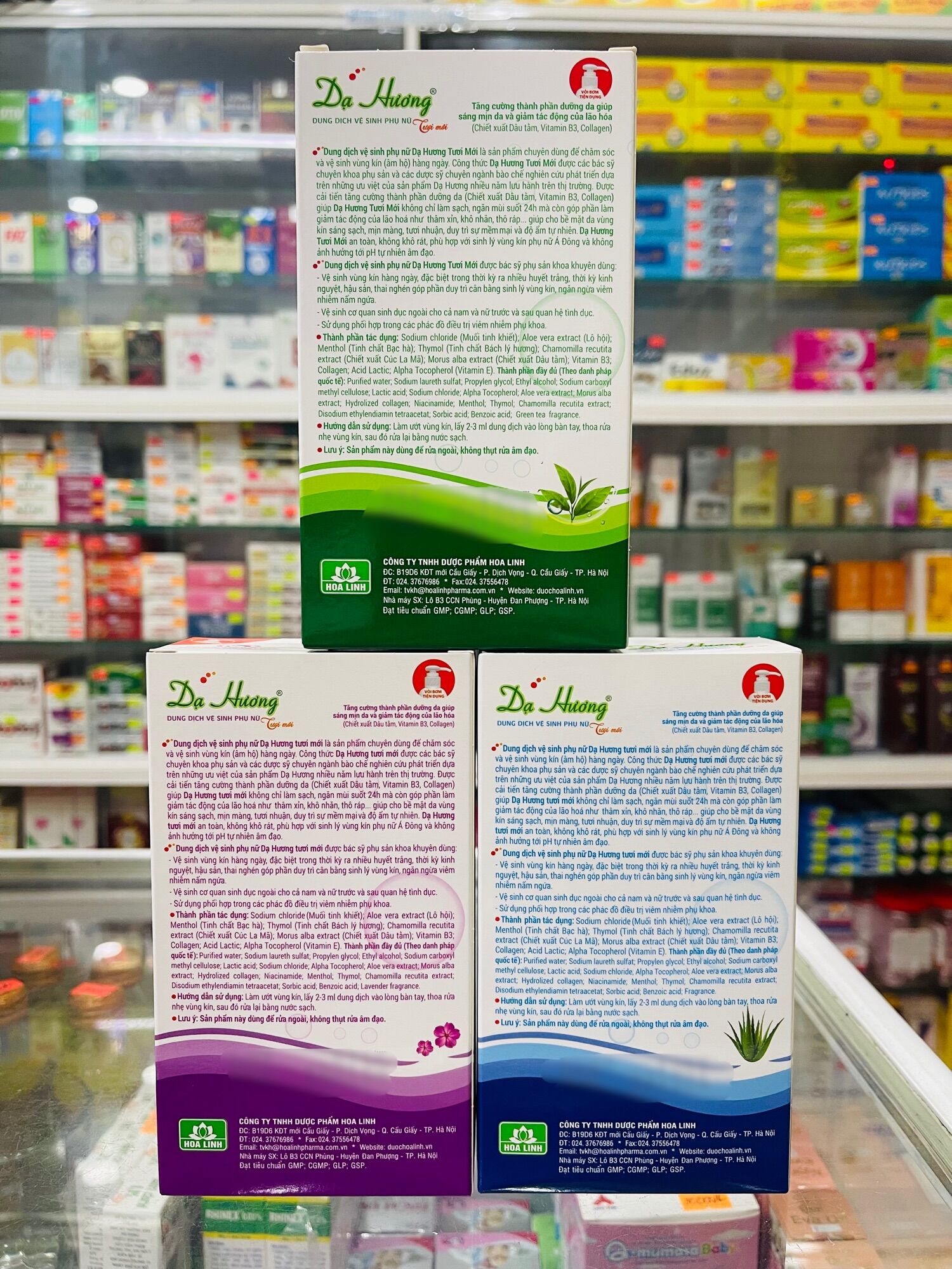 [HCM]Dung dịch Vệ sinh phụ nữ Dạ Hương - 100ml