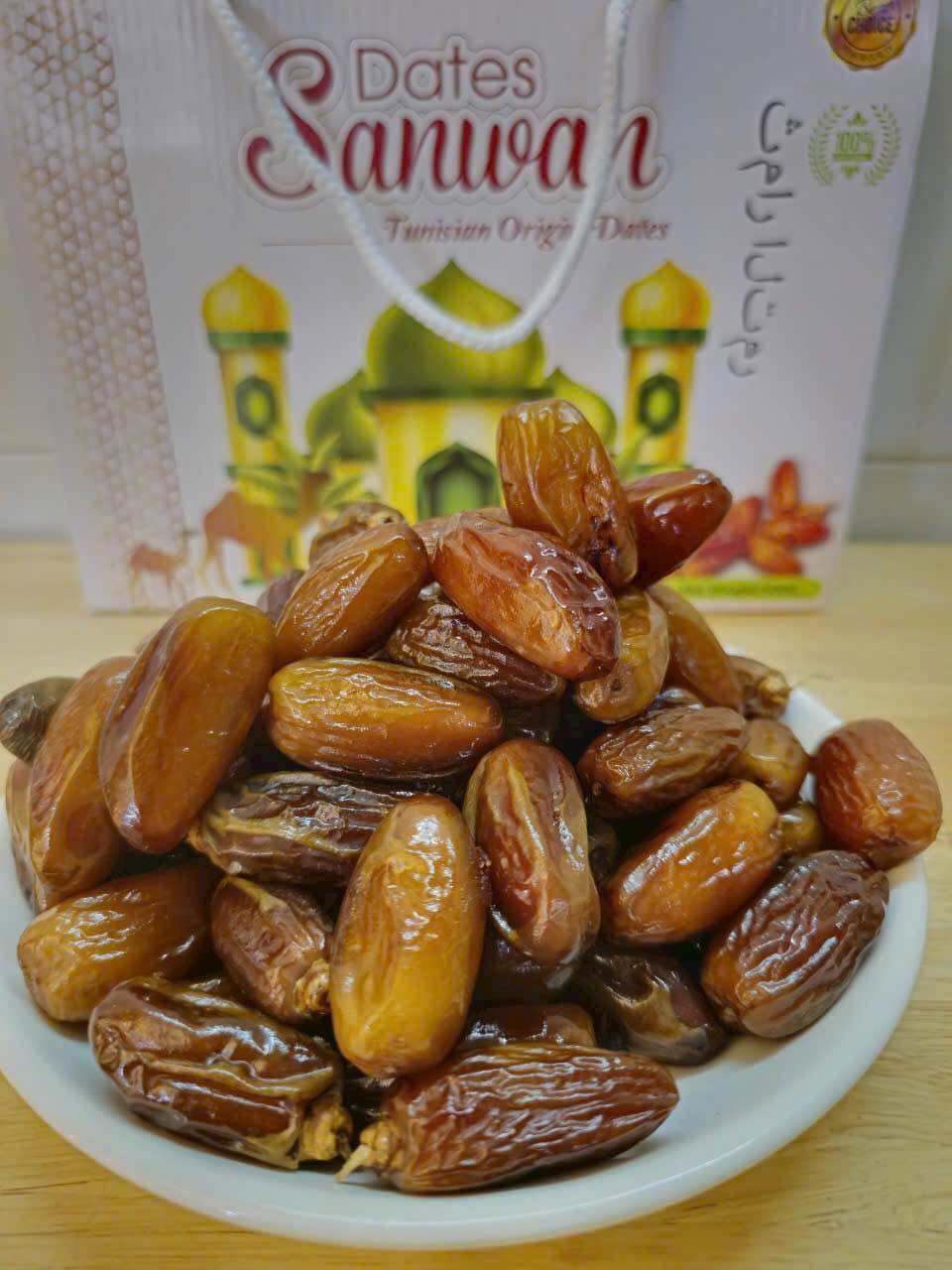  Chà Là Sấy Dẻo Sanwan Tunisia Origin Túi Xách 500gr - Snack Ăn Vặt Nuts Food Thức Ăn ăn nhanh ăn liền chà là chà là trái cây sấy trái cây sấy dẻo chà là mật nhập khẩu cha la 