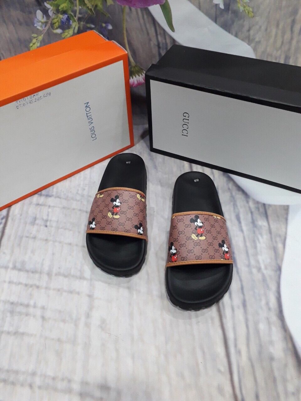 Dép mickey quai ngang full size 38-42