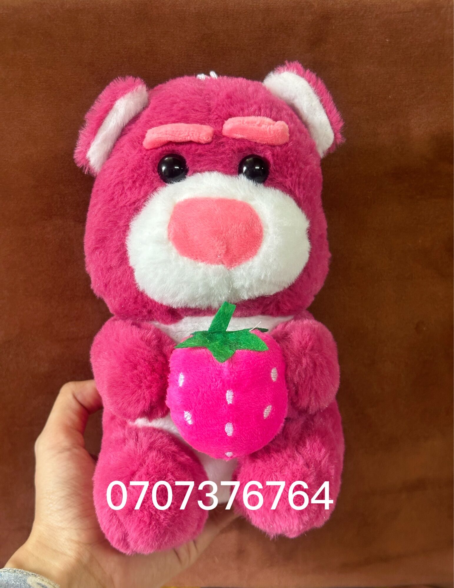 [SỈ]GẤU DÂU LOTSO NGỒI 22cm Cute-Lông Mịn