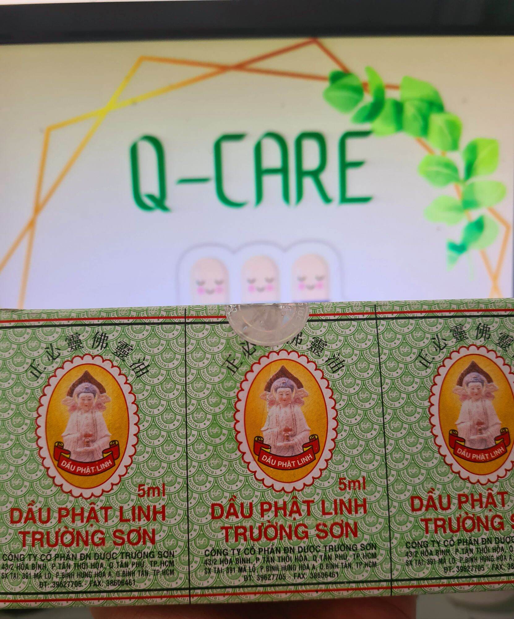 Lố dầu Phật Linh lớn 5ml