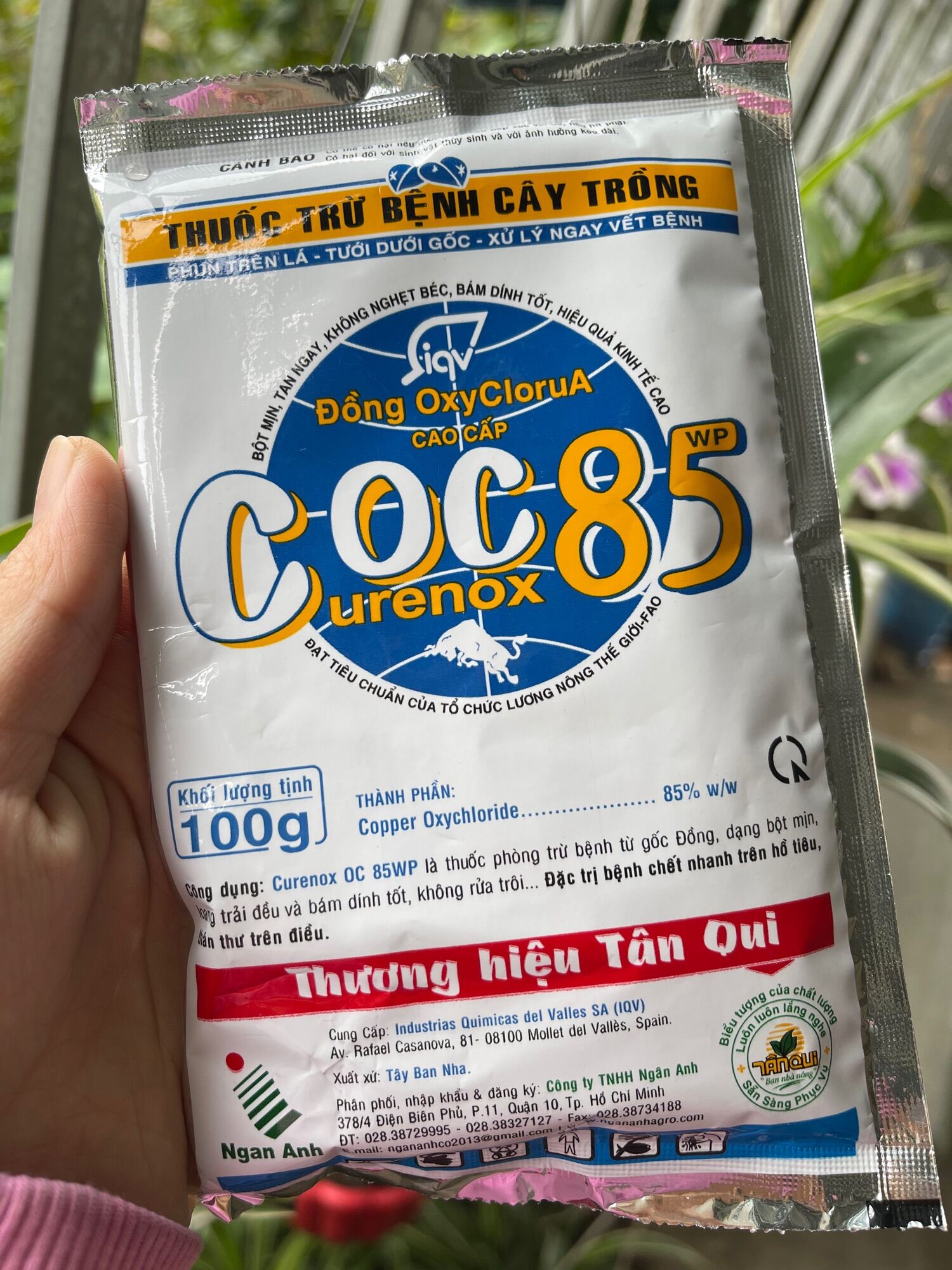 Coc85 Cốc 85 100g- Thuốc trừ bệnh cây trồng thán thư, chếtbnhanh