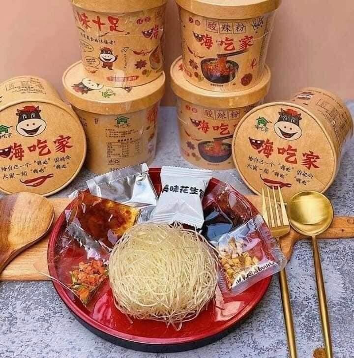 MIẾN TRÙNG KHÁNH CHUA CAY ĂN-THÙNG 6 LY
