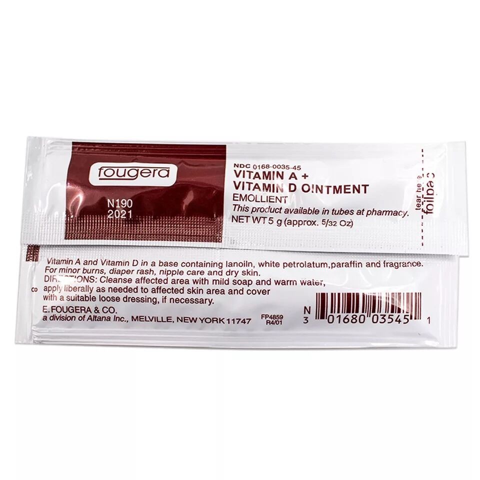 Dưỡng sau xăm Vitamin A & D (10 gói)