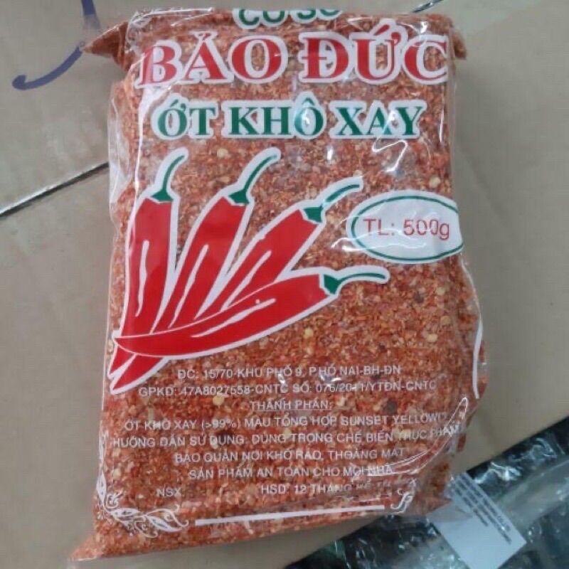 ỚT KHÔ XAY (chuyên gà nướng muối ớt )500gr