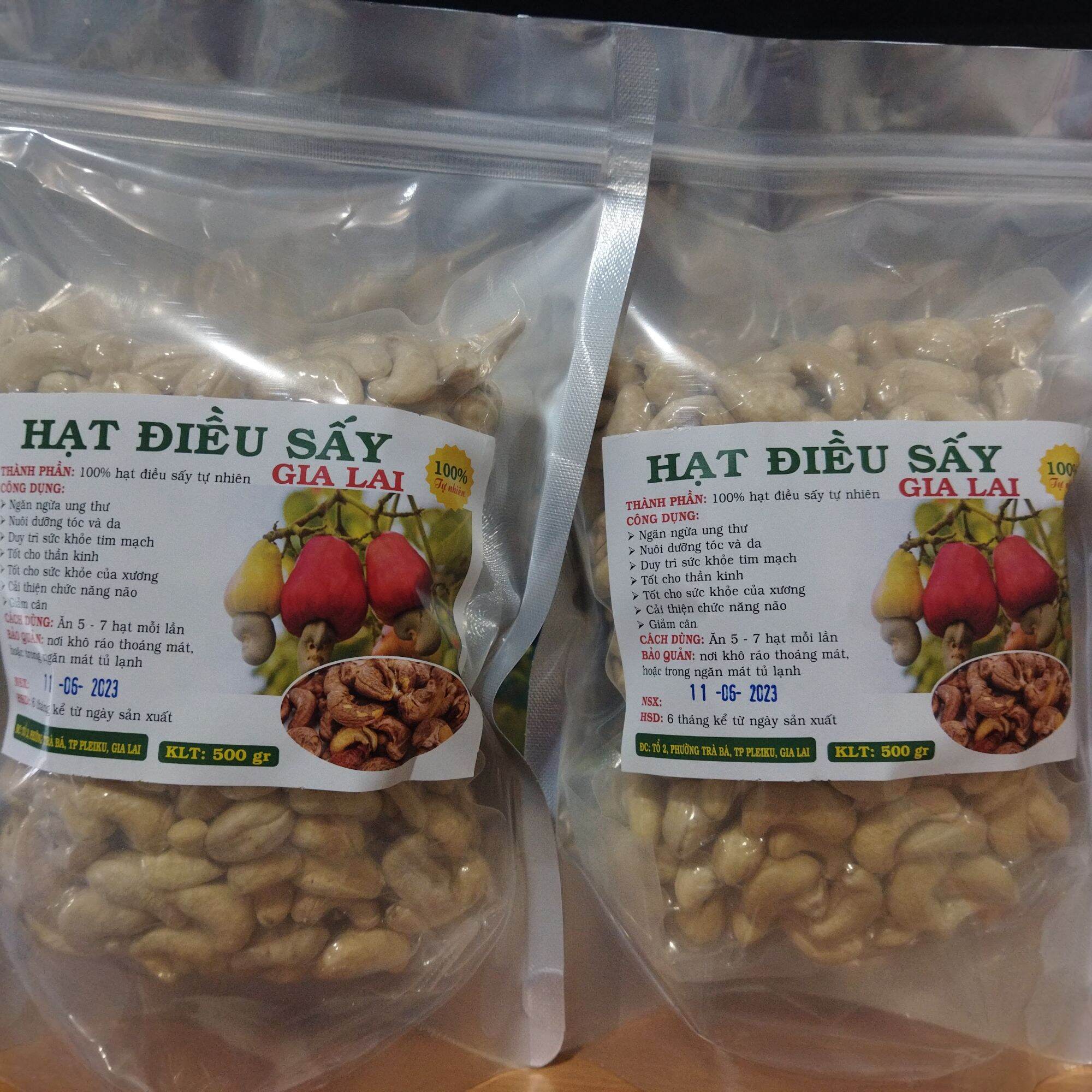 1kg Hạt điều sấy chín đã bóc lụa hạt nguyên không có muối, ngon sản phẩm chuẩn gốc Gia Lai